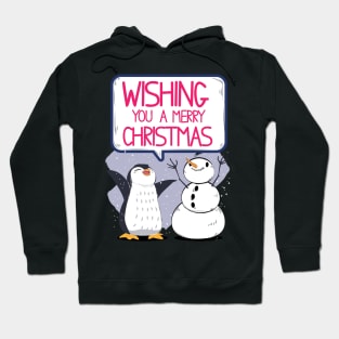 Merry Xmas Penguin Hoodie